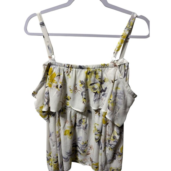 Torrid Cold Shoulder Chiffon Blouse Womens Torrid Size 3 Adjustable Straps - Picture 8 of 12